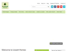 Tablet Screenshot of lissetthomes.com